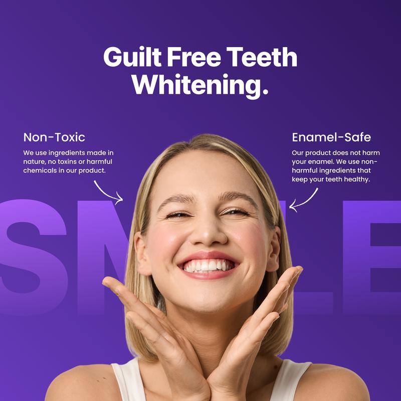 Purple Teeth Whitening Strips