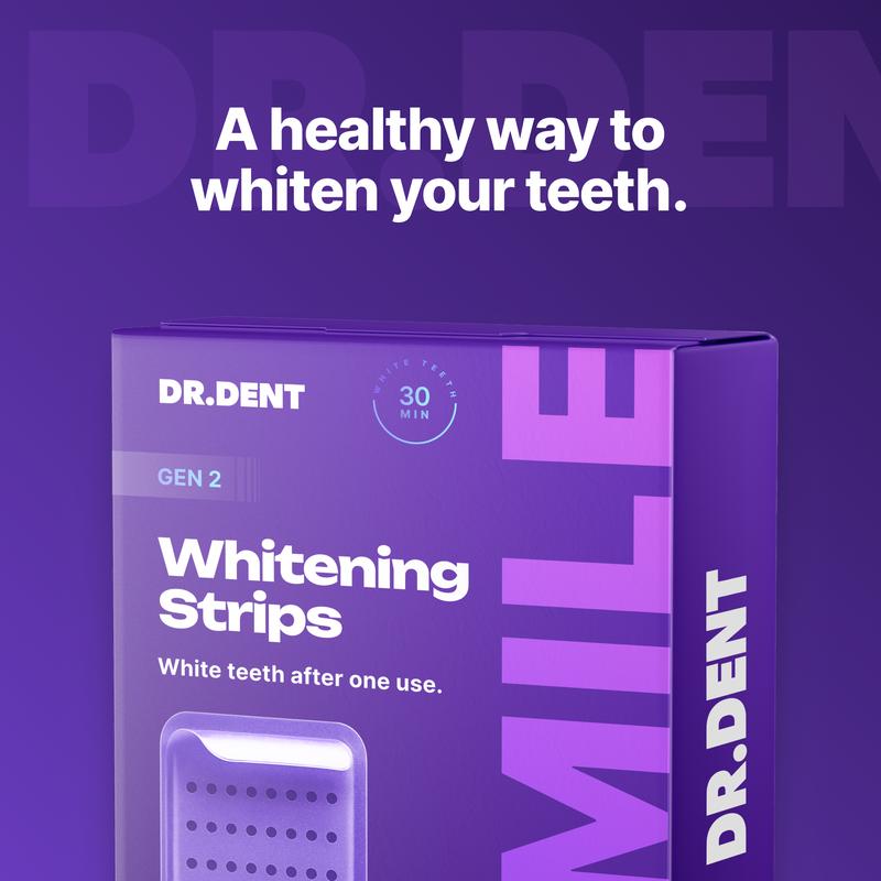 Purple Teeth Whitening Strips