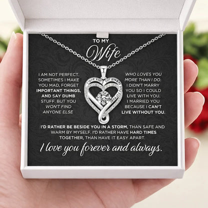 To My Wife Forever & Always Heart
