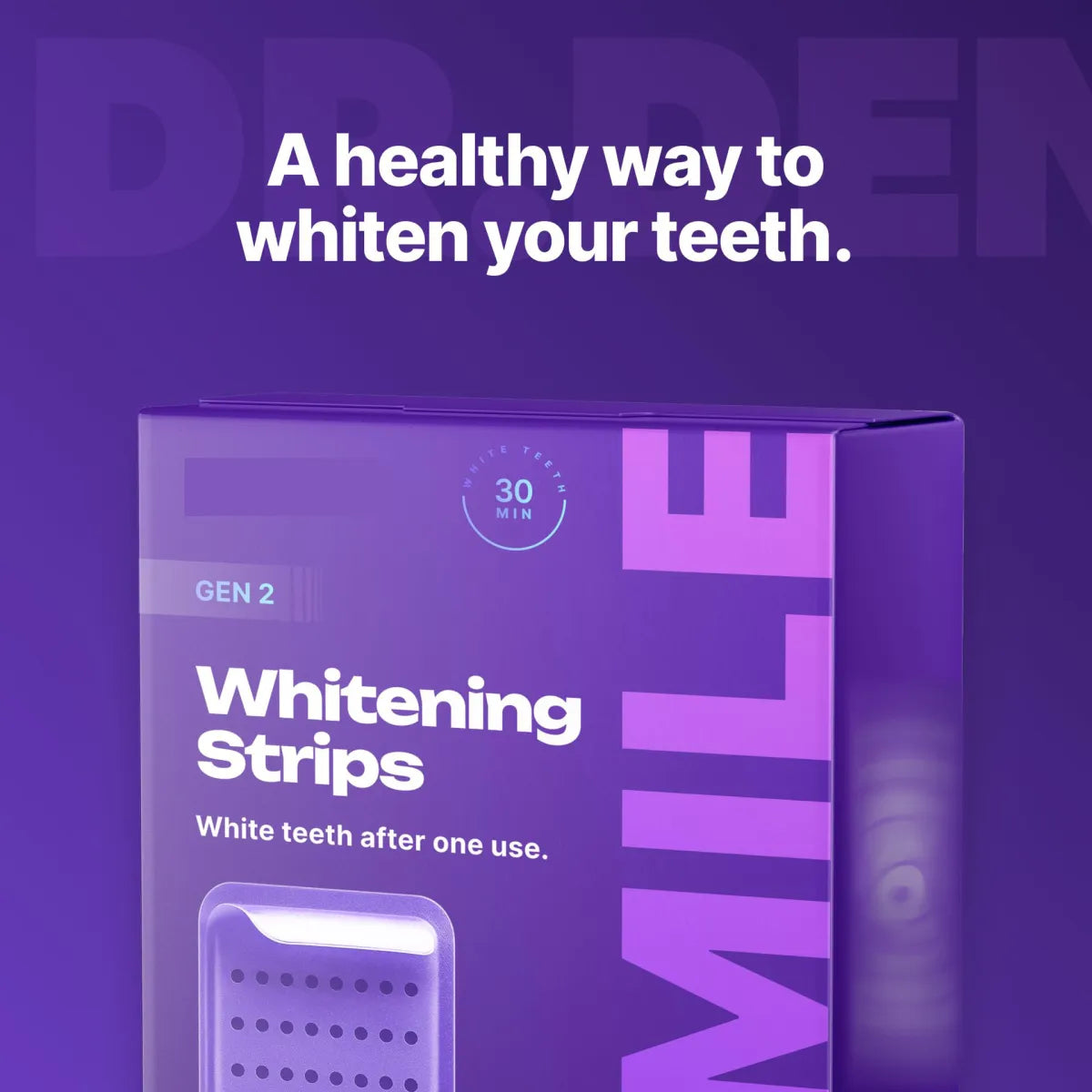 Purple Teeth Whitening Strips